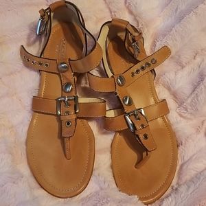 Coach strappy size 8 sandals